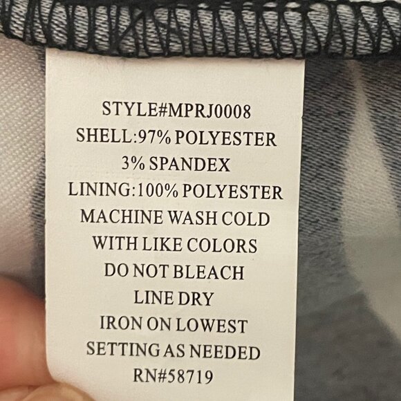 Notations zebra animal print, 2 button, lightweight blazer jacket size small - Picture 5 of 5